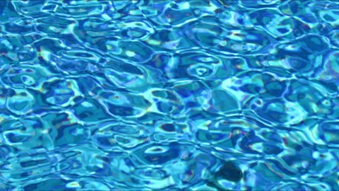 Moving Water Waves Texture on Blue Background Stock Footage 308455457