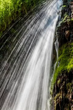 Moving waterfall Stock Photos