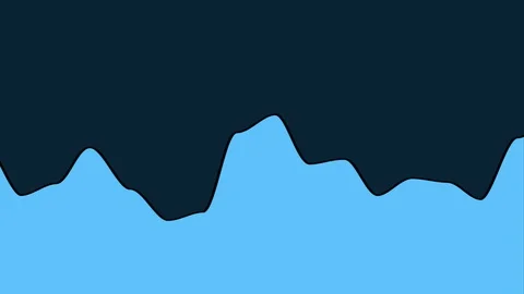 Moving wave background. Abstract animation Stock Footage 95752480