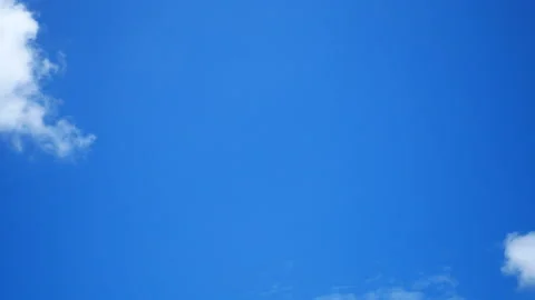 Moving white cloud with beautiful blue sky background at day time Stock Footage 130577657