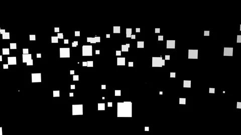 Moving white cubes on black Stock Footage 105923105