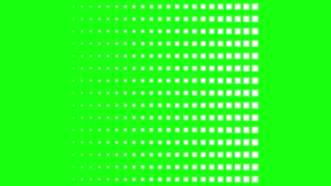 Moving white dots landscape video green screen Stock Footage 287815743