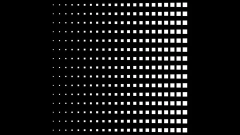 Moving white dots landscape video overlay Stock Footage 287815747