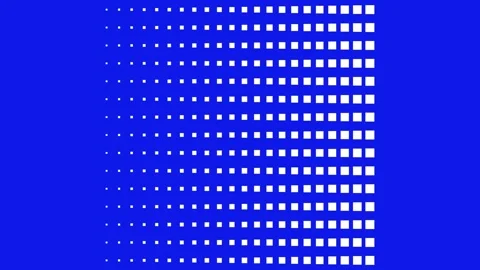 Moving white dots landscape video blue screen Stock Footage 287815748
