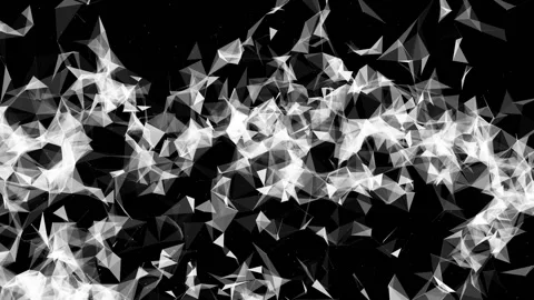 moving white particles on a black backgr... | Stock Video | Pond5