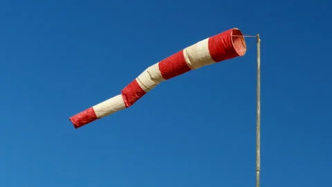 Moving windsock Stock Footage 244334942