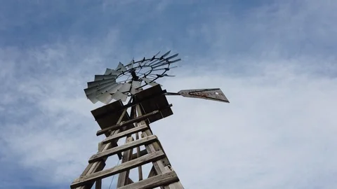 Moving Windturbine Stock Footage 106274365