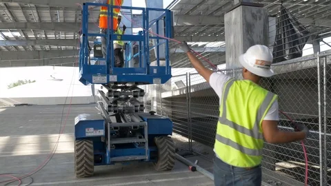 Moving Wire Stock Footage 123947771