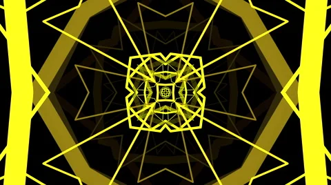 Moving yellow pattern Stock Footage 52086705