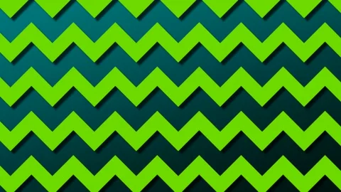 A moving zigzag line texture. Green Chevron pattern background Stock Footage 165445551