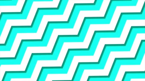 Moving Zigzag shapes over cyan background Stock Footage 245419478