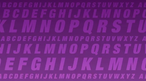 MovingAlphabet Stock Footage 1059667