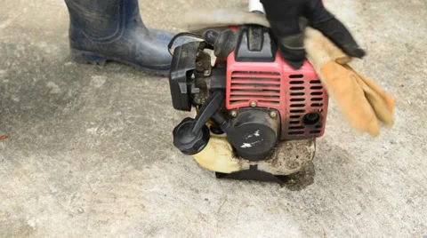 Mower machine Video stock 28557662