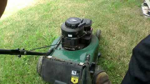 Mower POV Stock Footage 23722664