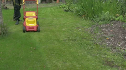 Mowing grass 4 Stock Footage 328428