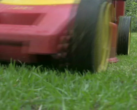 Mowing grass 7 PAL Stock Footage 328472