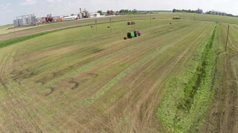 The mowing of grass Video stock 62900795