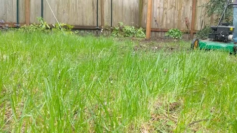 Mowing the lawn 2 Stock Footage 106787048