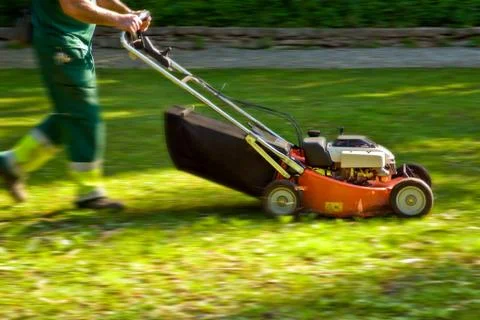 Mowing machine Stock Photos