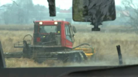 Mowing marsh 10 Stock Footage 22110126