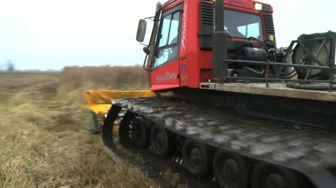 Mowing marsh 9 Stock Footage 22110641
