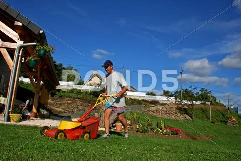 Mowing Stock Photos