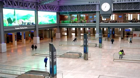 Moynihan Train Hall Stock Footage 147093258
