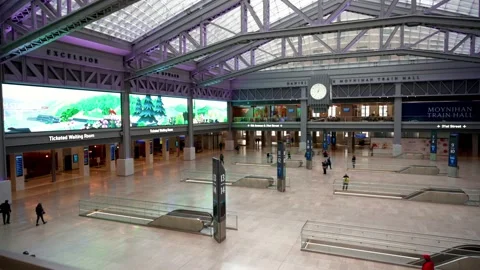 Moynihan Train Hall Stock Footage 147093301