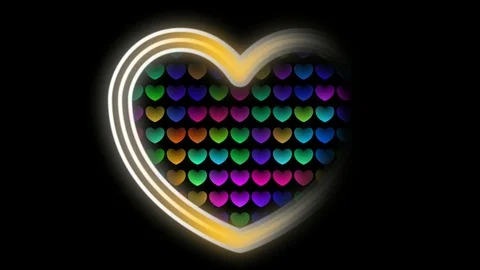 Mozaic dance love Stock Footage 94997168