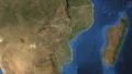 Mozambique. 3d earth in space - zoom in on Mozambique contoured 4k 4k or 4k+ Resolution