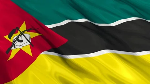 Mozambique flag Seamless 스톡 동영상 49088950