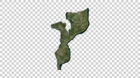Mozambique Map Stock Illustration
