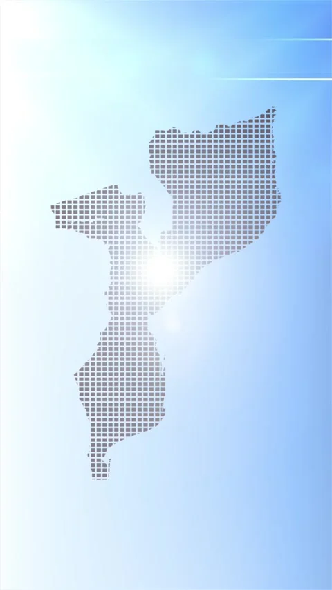 Mozambique Map Opener Stock Footage 276973087