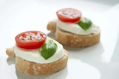 Mozarella Appetizer 스톡 사진