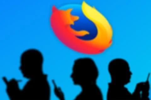 Mozilla Firefox, or simply Firefox, is a free and open-source web browser Stock Illustration