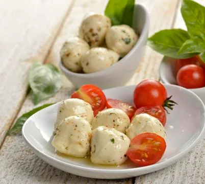 Mozzarella cheese Stock-Fotos