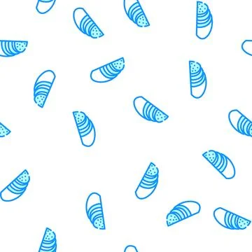 Mozzarella cheese vector seamless pattern Stock Illustration