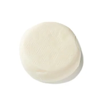 Mozzarella cheese without packaging. View from above. White background. Isola Stock Photos