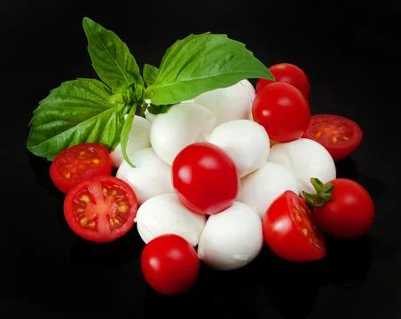 Mozzarella di Bufala, fresh cheese, italian dairy product. 写真素材