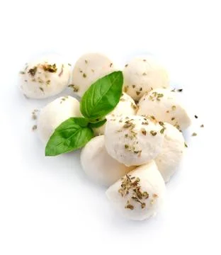 Mozzarella isolated Foto stock
