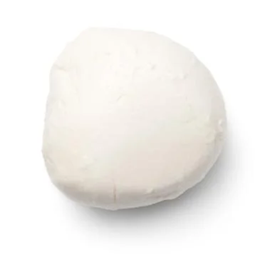 Mozzarella Isolated on White Background Stock Photos