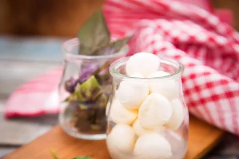 Mozzarella Foto stock