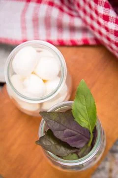 Mozzarella Foto stock