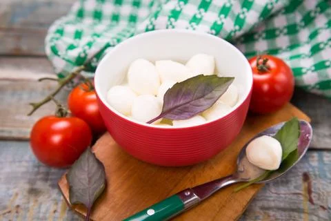 Mozzarella 스톡 사진