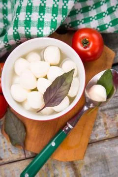 Mozzarella Foto stock