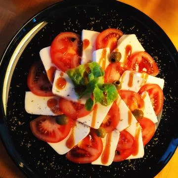 Mozzarella Salad Stock-Fotos
