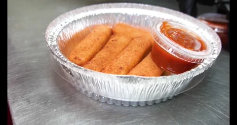 Mozzarella stick Stock Footage 295906215