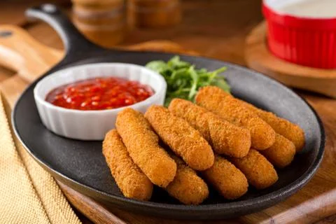 Mozzarella Sticks Stock Photos