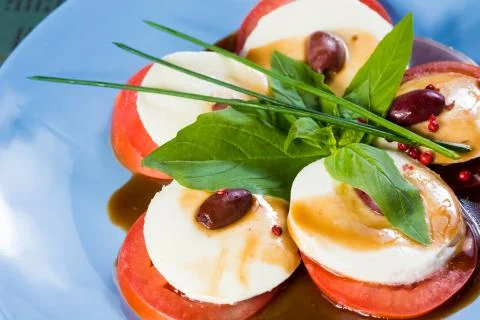Mozzarella with tomato Photos
