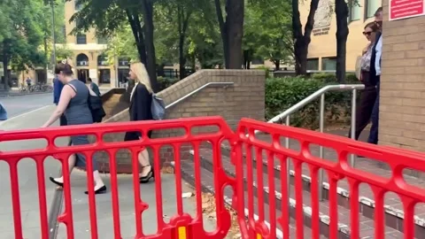 MP Patrick Spencer leaves court after being cleared of Groucho Club sexual assa Vídeos de archivo 339945286
